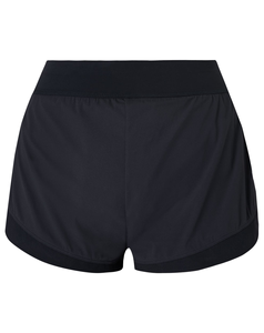 Shorts Deportivos Negros de Cintura Alta para Mujer, Calidad Premium, Cintura Elástica, Corte Regular, Secado Rápido, Tejido de Spandex y Poliéster, 180 g, 2026 - Product Image 1