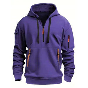 Sweat-shirts à capuche unisexes surdimensionnés de haute qualité, hiver, logo personnalisé, molleton épais, coton respirant - Product Image 2