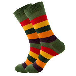 Chaussettes décontractées unisexes pour hommes, en coton respirant, colorées, avec imprimé graphique abstrait fantaisie, chaussettes de printemps - Product Image 5