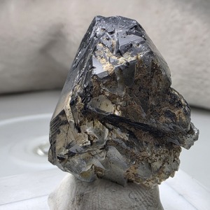 ควอตซ์รูไทล์คริสตัลธรรมชาติ สีดำ มีรูไทล์ในตัว รูปทรงไม่สม่ำเสมอ น้ำหนัก 23 กรัม ตัวอย่างที่ยังไม่ผ่านการปรับแต่ง - Product Image 4