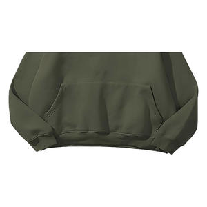 Sudadera con Capucha para Mujer, 100% Algodón, Forro Polar de 360g, Ecológica, Transpirable, Resistente al Viento, Bordada, Talla Grande, Logotipo Frontal Sólido - Product Image 3