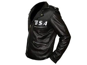 Veste en cuir George Michael Faith BSA Rockers Revenge Punk Biker Coat - Product Image 2