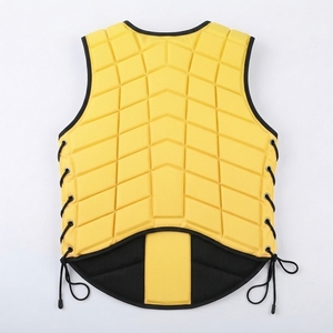 Chaleco Protector para Equitación con Diseño Acolchado, Cierre Frontal y Cordones Laterales Ajustables para Deportes Ecuestres - Product Image 3