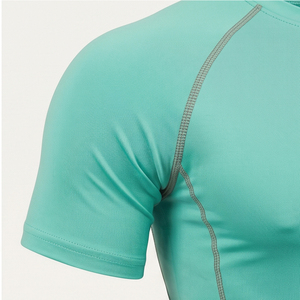 Camisetas Deportivas de Compresión de Manga Corta para Correr, Precio al por Mayor, Ropa de Gimnasio y Fitness, Camiseta de Compresión de Manga Corta - Product Image 3