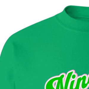 เสื้อสเวตเชิ้ตคอกลมกราฟิกสีเขียวหมายเลข 19 โอ 8 แขนยาว ปลายแขนจั๊มพ์ ผ้าฟลีซลำลองสำหรับผู้หญิง แฟชั่นสตรีทแวร์ - Product Image 3