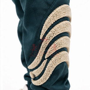 Conjunto Deportivo con Capucha para Hombre, Estampado Geométrico, Manga Larga, Ropa Casual, Transpirable, Hecho de Algodón, Corte Regular, Bolsillos Laterales - Product Image 3