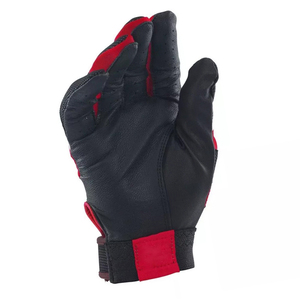 Professional Unique Design Custom Made High Quality Reasonable Price Wholesale Leather Baseball Batting Gloves Outfield <b>Outdoor</b> - Product Image 3