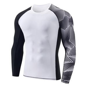 Custom Clothing Rush Guard Sun Protection Clothing Men Compression Shirt Rashguard Men Rash Vests Rash Guard Best Rash Guards - Product Image 1