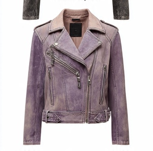 Veste en cuir pour femme, très chic et stylée - Product Image 5