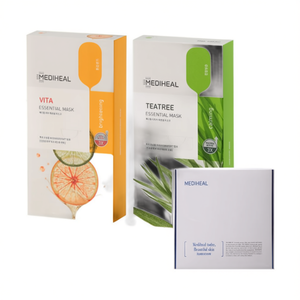 Set Doble de Mascarillas Esenciales Mediheal - Tamaño Viaje, Mascarilla Facial Nutritiva e Hidratante con Ácido Hialurónico para Uso Doméstico Antienvejecimiento - Product Image 2