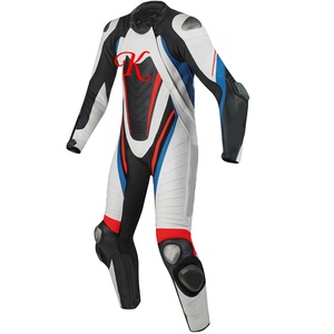 Nouvel arrivage du meilleur costume de course en cuir de moto coupe-vent respirant de qualité combinaisons de moto pour hommes - Product Image 1