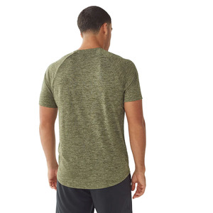 Camiseta de cuello redondo para hombre, manga corta, tejida, lisa, informal, para uso diario, con logo personalizado, proveedor mayorista de Pakistán y China, personalizable. - Product Image 3