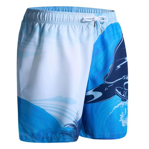 <b>Mens</b> Solid Cotton/Polyester Swim Shorts Quick Dry Eco-Friendly Breathable Beach Board Shorts Lightweight Summer Swim <b>Trunks</b> - Product Image 1