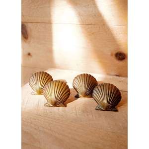 Les anneaux de serviette en métal doré aluminium ajoutent une touche esthétique sans nécessité de décoration excessive. - Product Image 4