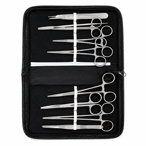 ZUOL INSTRUMENTS Kit d'instruments de suture en acier inoxydable pour chirurgie générale, certifié CE Classe I, outils de pansement chirurgical réutilisables - Product Image 3