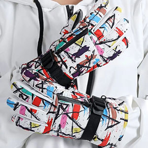 Gants de ski en cuir artificiel, coupe décontractée et ajustée, très vendus, style moderne, fabrication professionnelle, antibactériens - Product Image 4