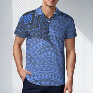 Camiseta Polo Sublimada Personalizada para Hombre, con Cierre, de Secado Rápido, para Golf, Manga Corta, Deportiva, con Logotipo Frontal, OEM - Product Image 3