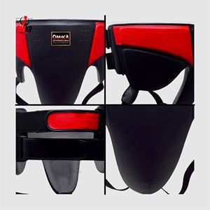 Protège-entrejambe de boxe OMIKA INTERNATIONAL Pro - Protection en cuir résistant aux chocs, coupe MMA, mousse haute densité, emballage personnalisé avec logo - Product Image 4
