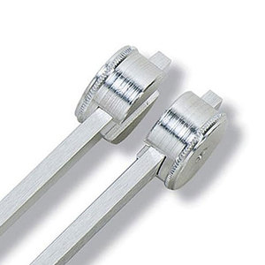 Diapasones de aluminio con peso para sanación por sonido OM 136.1 HZ con palo de madera ecológico y bolsa de tela negra - Product Image 5