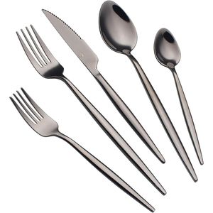 Ensemble de couverts en acier inoxydable de qualité supérieure, durables, pour cuisine, restaurant, hôtel et services de traiteur - Product Image 1