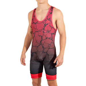 Ensemble maillot et short de lutte personnalisé de qualité supérieure, conception sur mesure, fabrication OEM directe, nom et logo de l'équipe - Product Image 4