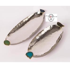 Bandejas Metálicas para Servir Alimentos y Chocolate, Vajilla Más Vendida, Utensilios de Cocina para el Hogar, Bandejas de la India - Product Image 6