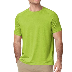 Men Light Blue Short Sleeve Quick Dry <b>Athletic</b> T-Shirt Breathable Sportswear Top Men <b>Athletic</b> Rash Guard Compression Shirt - Product Image 2
