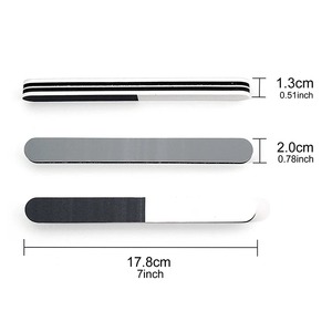 Ensemble professionnel de limes à ongles jetables double face en acier inoxydable avec disques de ponçage grain 100/180 - Product Image 2