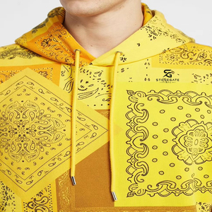 Sweat à capuche personnalisé pour homme, en polaire polyester imprimé par sublimation, respirant, pour le sport et les activités, collection Hiver 2026 - Product Image 5