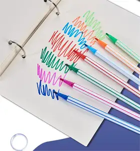 Набор ручек для рисования на водной основе 12 цветов, Набор моющихся акварельных карандашей с розовой бочкой, Детские художественные маркеры, ручка для книг #8602-12