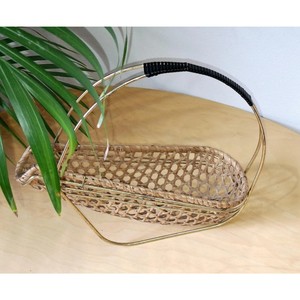 Porta Vino de Bambú en Forma de Barco Estilo Bohemio con Marco Metálico Hecho a Mano para Decoración de Fiestas - Product Image 5