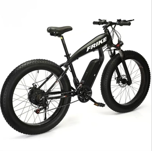 Vélo de montagne électrique sportif à double frein à disque, avec pneus tout-terrain larges de 26 x 4 pouces, corps en alliage d'aluminium, moteur sans balais au lithium 48V - Product Image 4