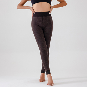 Leggings de Yoga sin Costuras para Mujer al por Mayor con Logotipo Personalizado, Transpirables y Antibacterianos, Jacquard - Product Image 3