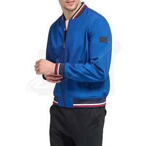 Nueva Colección de Moda Masculina, Chaqueta Azul de Manga Larga con Logotipo Personalizado, Nueva Llegada, para Hombre, con Impresión y Bordado Personalizados - Product Image 2