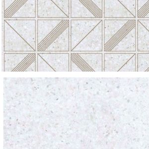 Carrelage mural en porcelaine sculptée de luxe architectural 600x1200, décoration murale haut de gamme pour hall d'hôtel, surface intérieure premium - Product Image 2