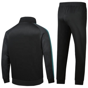 Vêtements en gros du Pakistan, ensemble de jogging personnalisé pour hommes, survêtement en coton lourd noir, survêtement hip hop - Product Image 5