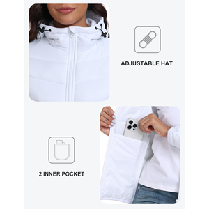 Women's <b>Puffer</b> <b>Jacket</b> Great Casual Fit Ideal for Winter Weather breathable Comfort and Wamth Great for Wholesale <b>Cheap</b> Price - Product Image 4