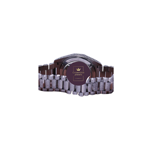 Reloj Cronógrafo de Lujo Estilo Hip Hop con Incrustaciones de Diamantes para Hombre, Movimiento de Cuarzo, Moissanita VVS, Oro Blanco, Diamantes Redondos - Product Image 2