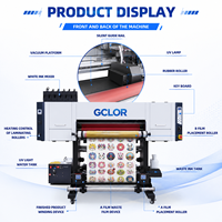 Nueva Impresora UV DTF de 650 mm con Cabezales de Impresión Epson I3200-U1, Tinta UV para Impresión de Etiquetas de Cristal y Película AB