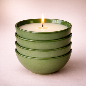 Ocean Stack Ceramic Candle Vessel Set Deep Bowls Thick Durable Heat Resistant Smooth Glaze Single Wick Luxury Home Decor - Product Image 2