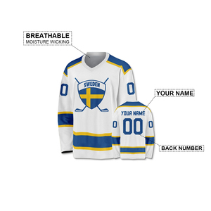 Camiseta de Hockey sobre Hielo Personalizable, Uniforme de Equipo con Sublimación, Camiseta de Hockey para Entrenamiento y Partido - Product Image 2