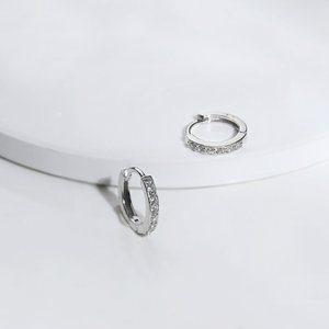 Pendientes de Diamantes Marquise y Redondos de Doble Cara, Naturales y Cultivados en Laboratorio, Oro 9K 10K 14K 18K, Plata 925, Joyería al por Mayor y Dropshipping - Product Image 4