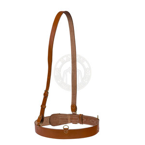 Cinturón Sam Browne de Cuero Premium con Correa Ajustable y Diseño de Hebilla Clásica para Vestimenta Formal - Product Image 5