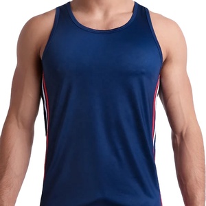 Summer Wear Relaxed Fit Breathable Eco-Friendly O-Neck Printed Tank Top for <b>Men</b> Casual 100% Polyester All Colors Sizes Wholesale - Product Image 4