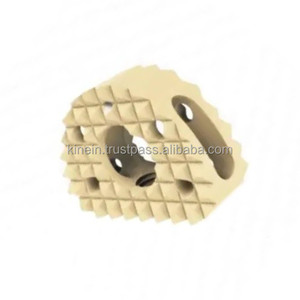 Cage cervicale antérieure en PEEK pour implant de fusion intercorporelle cervicale ACDF, kit de système orthopédique de stabilisation de la colonne vertébrale radiolucent - Product Image 4