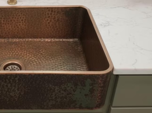 Lavabo de baño de cobre antiguo de alta calidad con superficie cuadrada, embalaje OEM, para lavarse las manos, ¡gran oferta! - Product Image 3