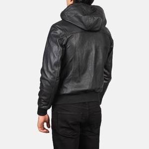 Manufacturer's Custom <b>Men's</b> Genuine Sheep Skin <b>Jacket</b> Stand Collar Varsity Style Light Reversible <b>Letter</b> Wholesale Supply - Product Image 3