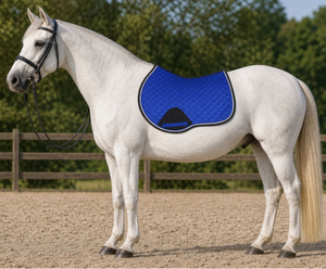Équipement Équestre en Gros : Tapis de Selle pour Cheval |   Tapis de selle d'équitation respirant avec bordure en fausse fourrure |   Équipement d'équitation en gros - Product Image 4