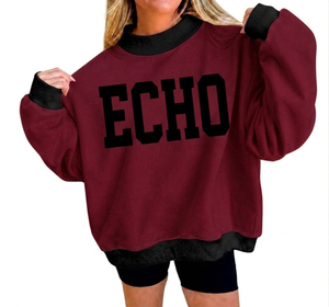 เสื้อสเวตเชิ้ตคอเต่าโอเวอร์ไซส์ผ้าฝ้ายสำหรับผู้หญิงขายส่ง พร้อมปักโลโก้ตามสั่ง เป็นมิตรกับสิ่งแวดล้อม - Product Image 2