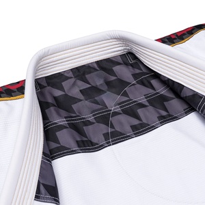 Kimono de Jiu-Jitsu Brasileño (BJJ) al por Mayor, Blanco, con Logotipo Personalizado, Premium, de Alta Calidad, 100% Algodón, Aprobado por la IBJJF, Uniformes de Artes Marciales Ligeros - Product Image 2
